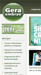 Mobile Screenshot of geraembryo.com.br